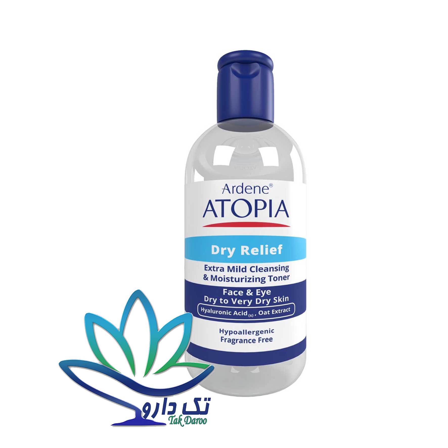 تونیک پاک کننده و مرطوب کننده بسیار ملایم صورت و اطراف چشم آتوپیا آردن 250 گرم