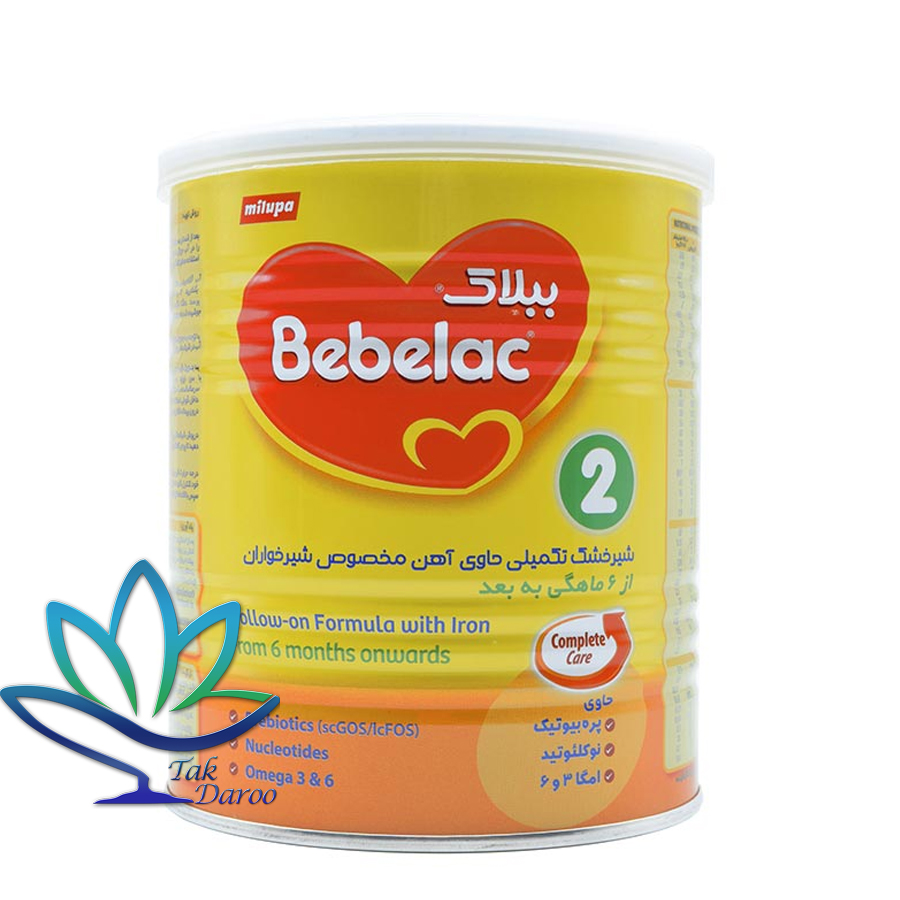 شیر خشک ببلاک ۲ میلوپا از ۶ تا ۱۲ ماهگی ۴۰۰ گرم