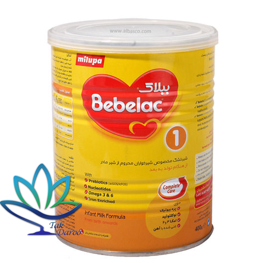 شیر خشک ببلاک ۱ میلوپا مناسب از بدو تولد به بعد ۴۰۰ گرم