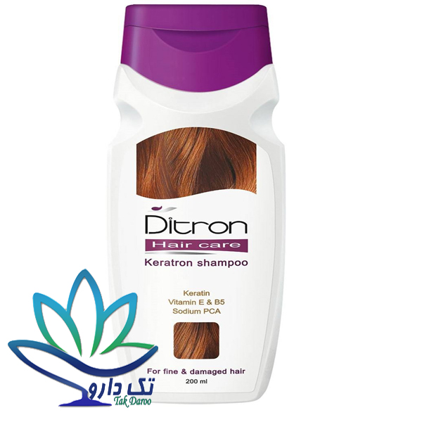 شامپو کراتون دیترون مناسب موهای خشک، آسیب دیده و رنگ شده ۲۰۰ میلی لیتر