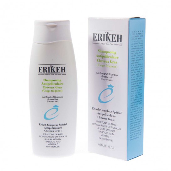 شامپو ضد شوره مخصوص موهای چرب اریکه