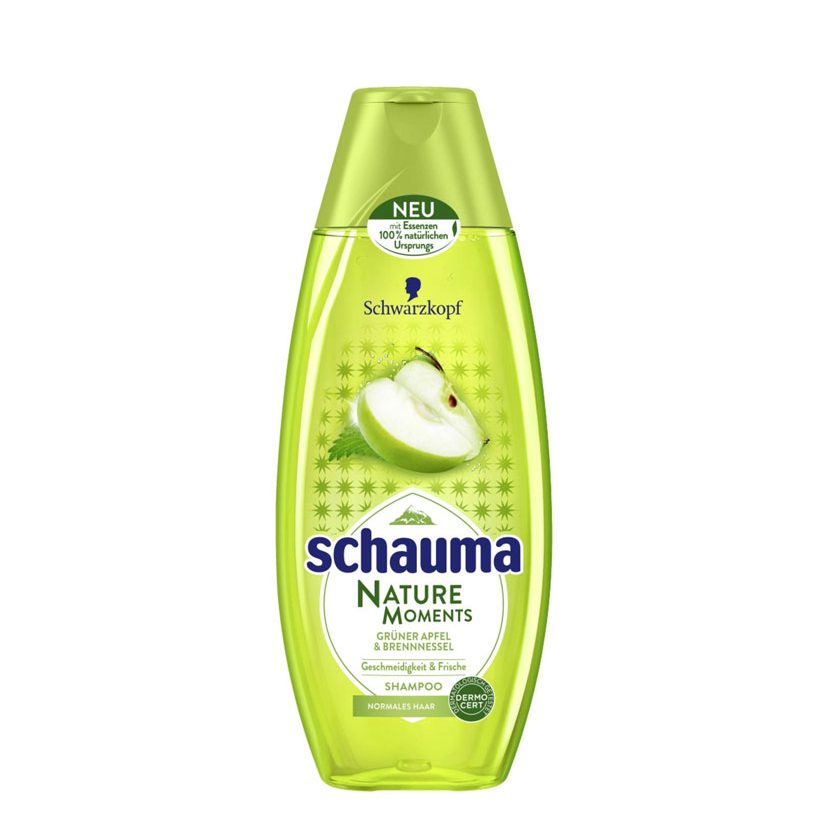شامپو حاوی عصاره سیب سبز مناسب موهای نرمال شوما 400 میلی لیتر