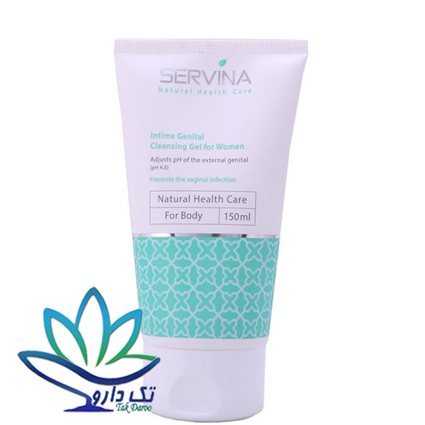 ژل بهداشتی بانوان سروینا 150 میل ژل بهداشتی بانوان سروینا 150 میل