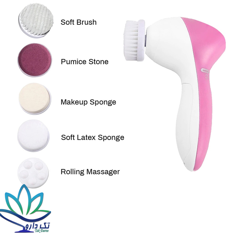 فیس براش برقی 5 کاره مدل AE-8782 فیس براش برقی 5 کاره مدل AE-8782