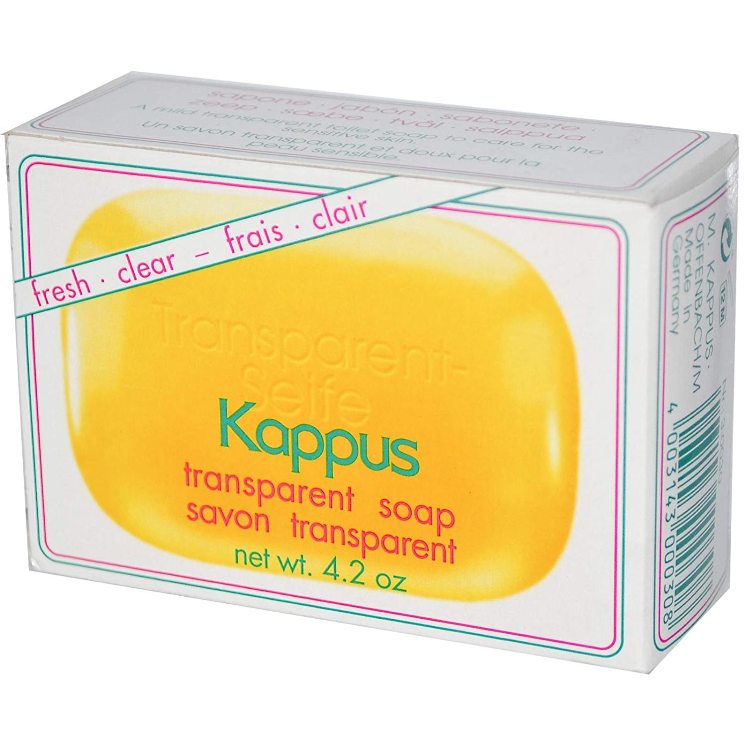 صابون گلیسیرینه شفاف کاپوس