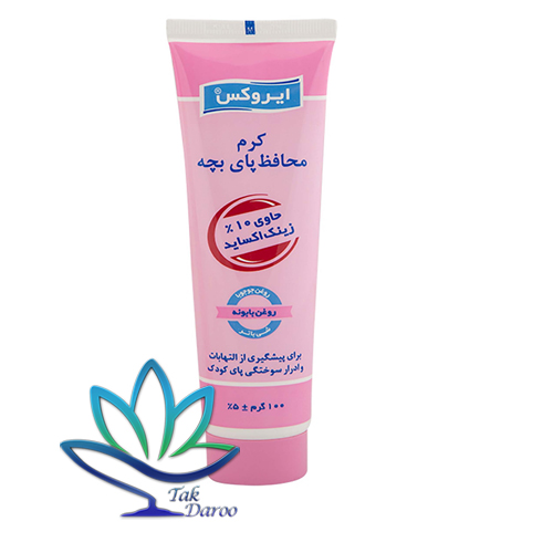 کرم محافظ پای بچه ایروکس 100 گرمی کرم محافظ پای بچه ایروکس 100 گرمی
