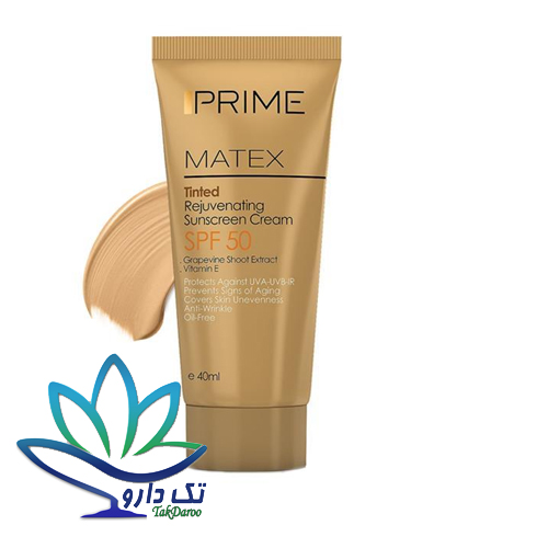 کرم ضد آفتاب رنگی جوان کننده 50 پرایم 40 میل