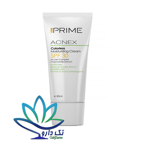 کرم مرطوب کننده بدون رنگ پریم 50 میلی لیتر