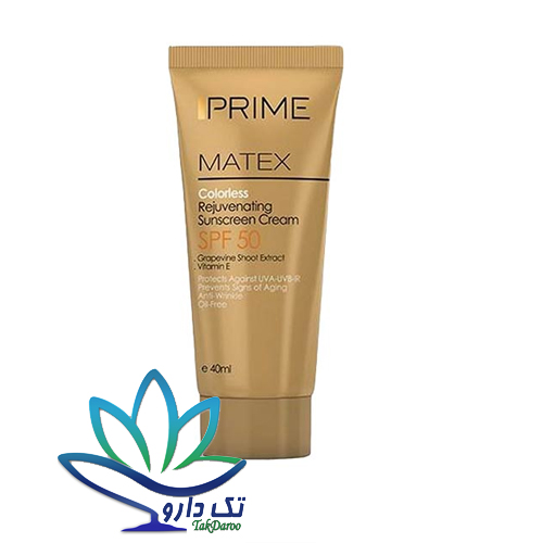 کرم ضد آفتاب جوان کننده SPF50 پریم 40 میلی لیتر کرم ضد آفتاب جوان کننده SPF50 پریم 40 میلی لیتر