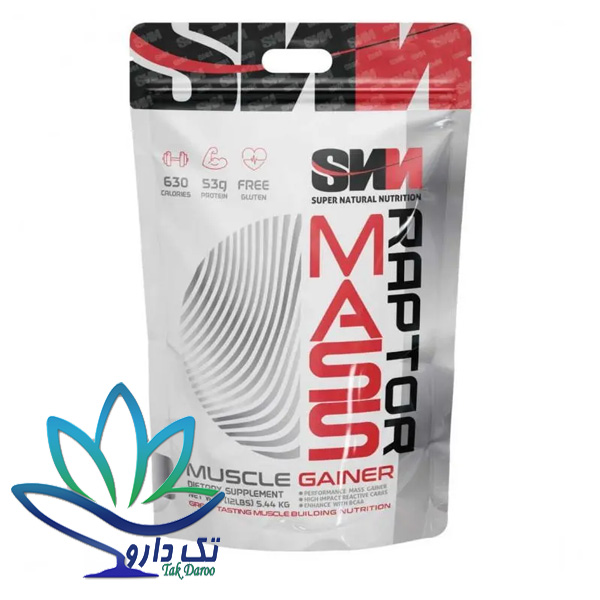 پودر گینر رپتور مس سوپر نچرال 5400 گرم اس ان ان