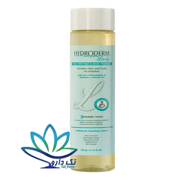 شامپو خیلی ملایم سر و بدن 200گرم هیدرودرم شامپو خیلی ملایم سر و بدن 200گرم هیدرودرم