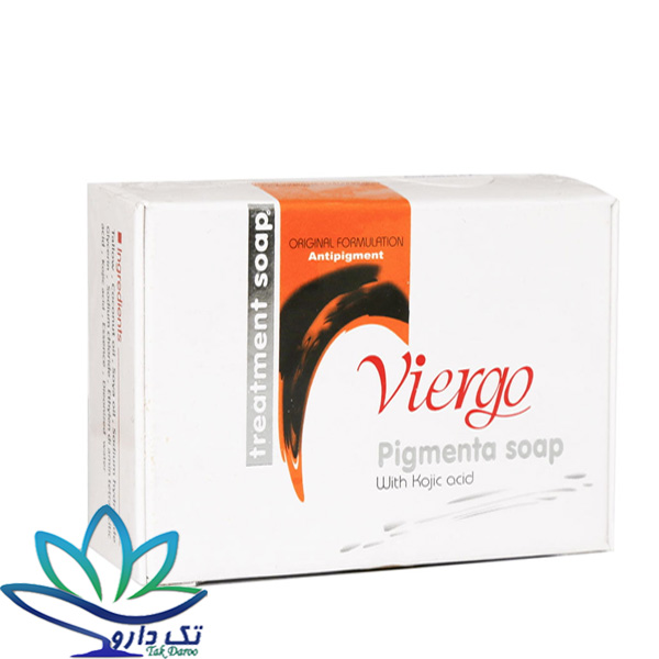 صابون پیگمنتا حاوی ماده موثره کوجیک اسید ویرگو 100 گرم صابون پیگمنتا حاوی ماده موثره کوجیک اسید ویرگو 100 گرم
