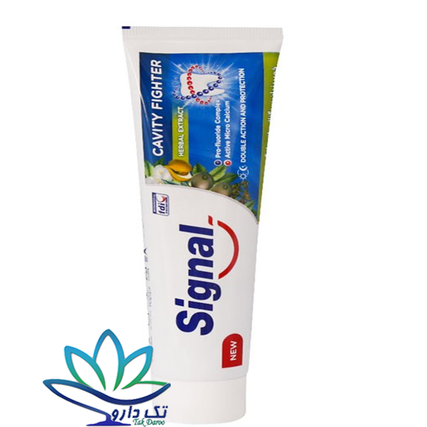 خمیر دندان ضد پوسیدگی گیاهی سیگنال