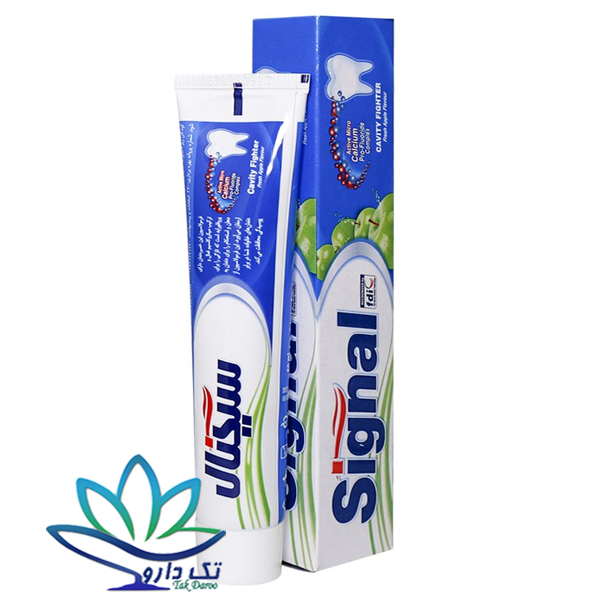 خمیر دندان ضد‌ پوسیدگی سیگنال با طعم سیب 50 میلی لیتر