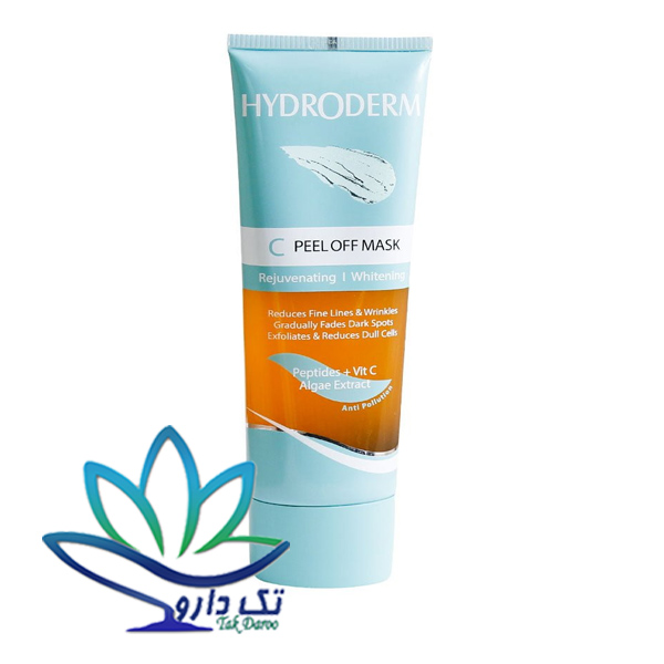 ماسک ورقه ای هیدرودرم حاوی پپتید و ویتامین C پایدار 100 گرم