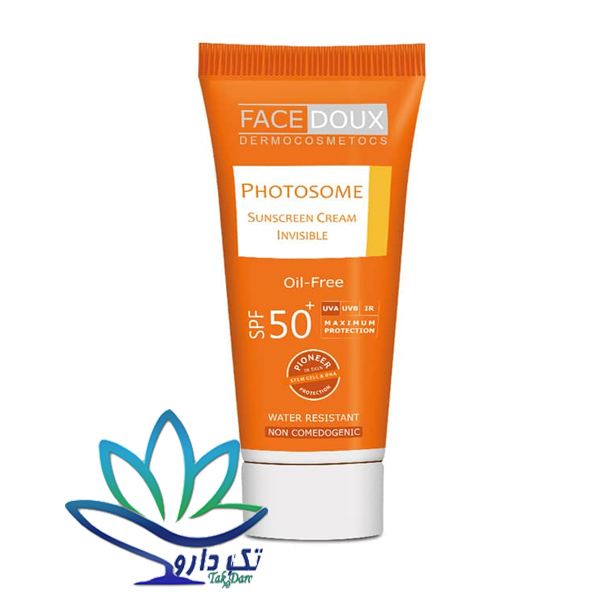 کرم ضد آفتاب فوتوزوم فیس دوکس ⁺SPF50 حجم ۴۰ میلی لیتر