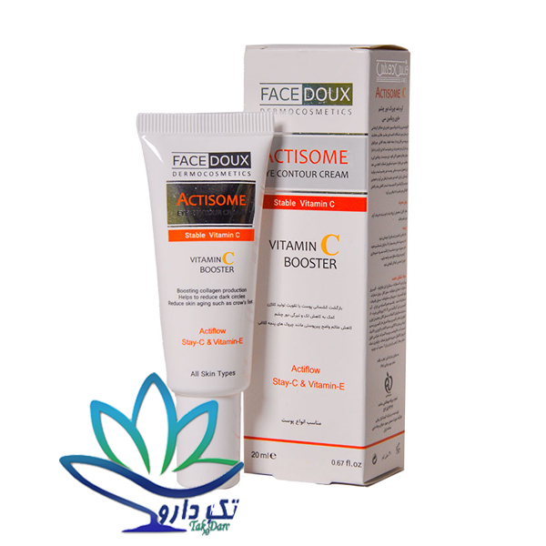 کرم دور چشم اکتی زوم حاوی ویتامین سی فیس دوکس حجم 15 میلی لیتر