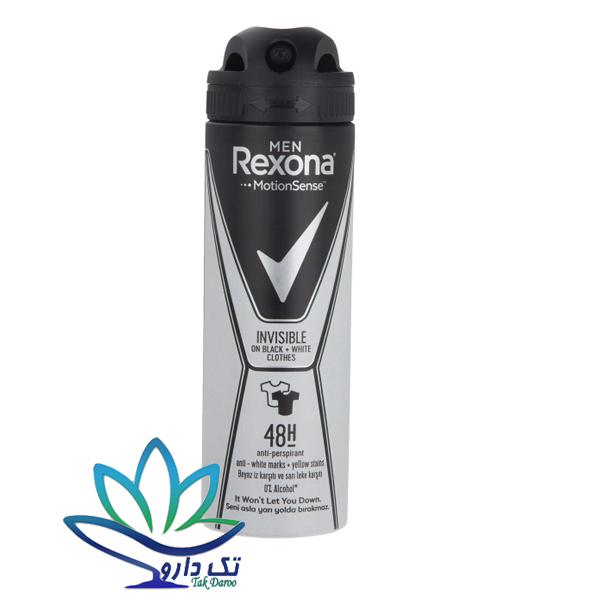 اسپری ضد تعریق مردانه رکسونا مدل b wحجم 150 میلی لیتر