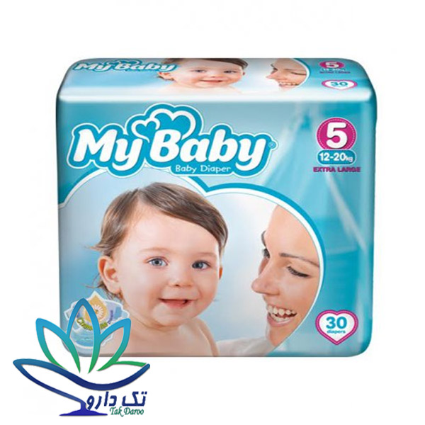 پوشک مای بی بی سری مهربان سایز 5 بسته 30 عددی