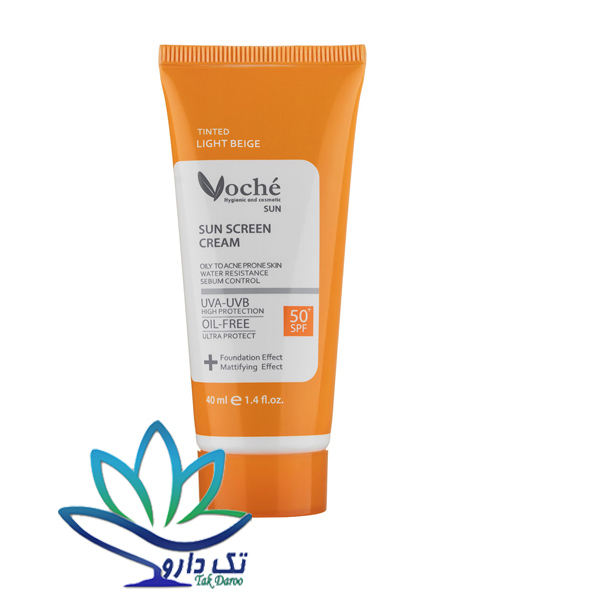 کرم ضد آفتاب پوست چرب وچه SPF50 حجم 50 میلی لیتر کرم ضد آفتاب پوست چرب وچه SPF50 حجم 50 میلی لیتر