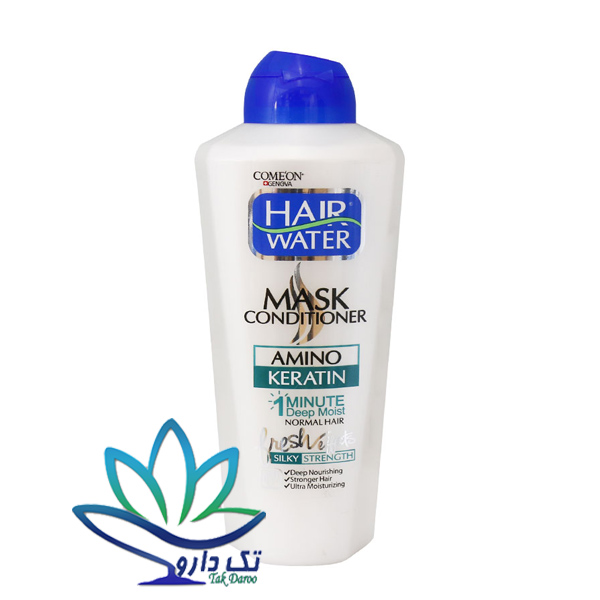 ماسک مو هیر واتر کامان مناسب موهای معمولی تا کمی چرب حجم 400 میل