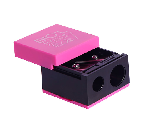 مداد تراش دو قلو بیول - صورتی