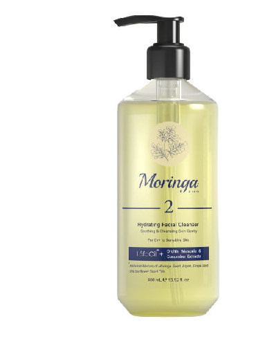 ژل شستشو و آبرسان صورت مورینگا شماره2 مناسب پوست خشک وحساس 400 میل ژل شستشو و آبرسان صورت مورینگا شماره2 مناسب پوست خشک وحساس 400 میل