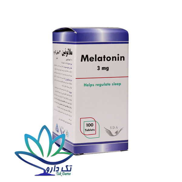 قرص ملاتونین 3 میلی گرم سیمرغ دارو عطار 30 عددی