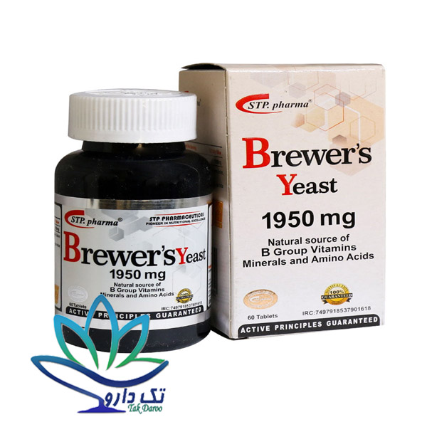 قرص مخمر آبجو اس تی پی فارما 60 عددی