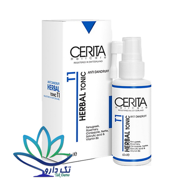 هیرتونیک گیاهی T1 سریتا تقويت کننده و ضد شوره ۶۰ میلی لیتر