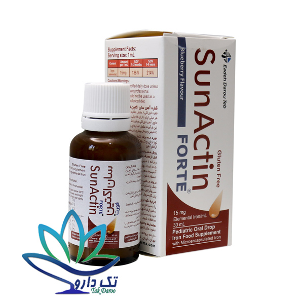 قطره آهن سان اکتین فورت ایده دارو طب 30 میلی لیتر
