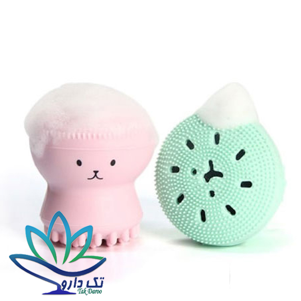 فیس براش هشت پا سیلیکونی فیس براش هشت پا سیلیکونی