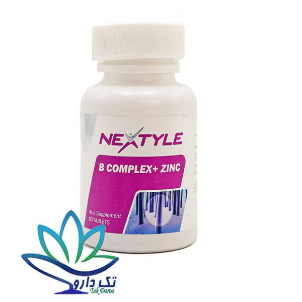 قرص ب کمپلکس و زینک نکستایل ۶۰ عدد