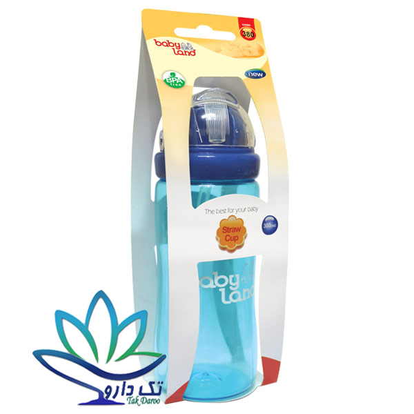 قمقمه نی دار بیبی لند 300 میلی لیتر مدل 380 قمقمه نی دار بیبی لند 300 میلی لیتر مدل 380
