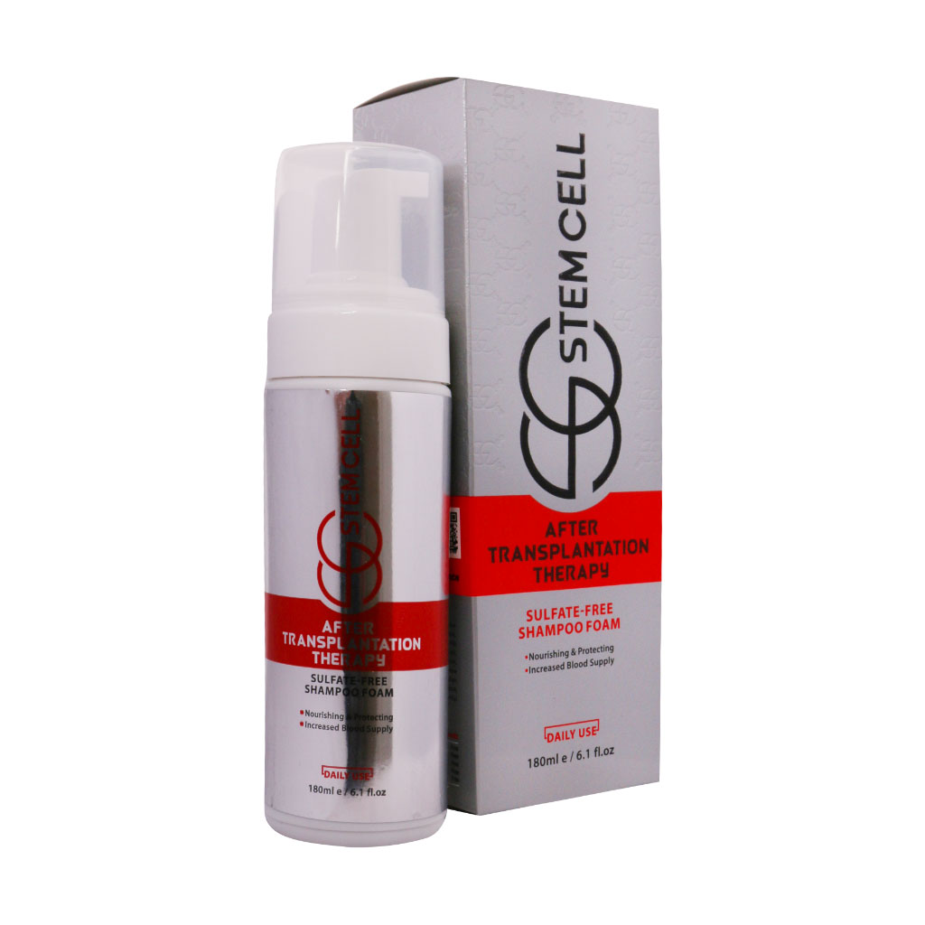 شامپو فوم بعد از کاشت مو استم سل 200 میل