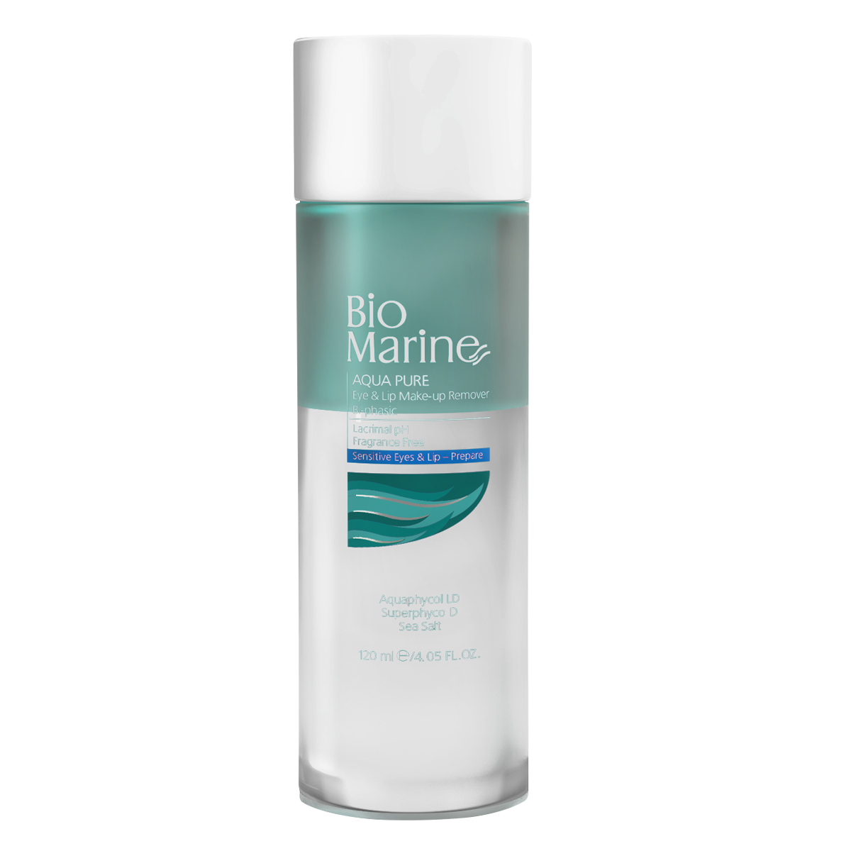 پاک کننده دو فاز آرایش چشم و لب بایومارین 120 میلی لیتر