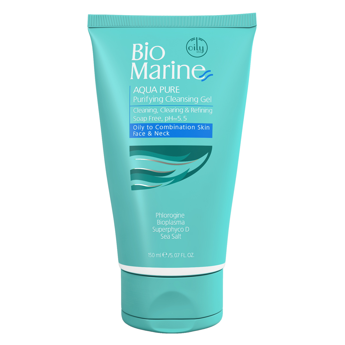 ژل شستشوی صورت پوست چرب و جوشدار بایومارین حجم 150 میلی لیتر ا ژل شستشوی صورت پوست چرب و جوشدار بایومارین حجم 150 میلی لیتر ا