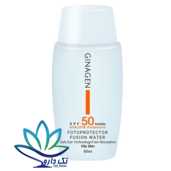 کرم ضد آفتاب بی رنگ پوست چرب ژیناژن