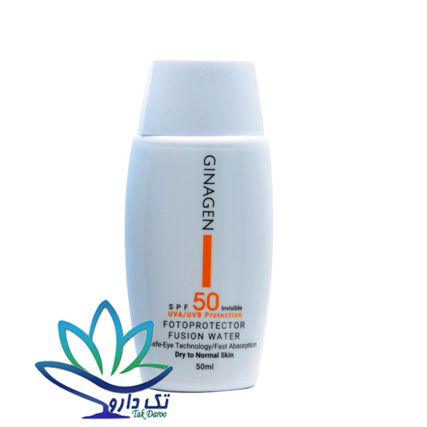 کرم ضد آفتاب بی رنگ پوست خشک ژیناژن کرم ضد آفتاب بی رنگ پوست خشک ژیناژن