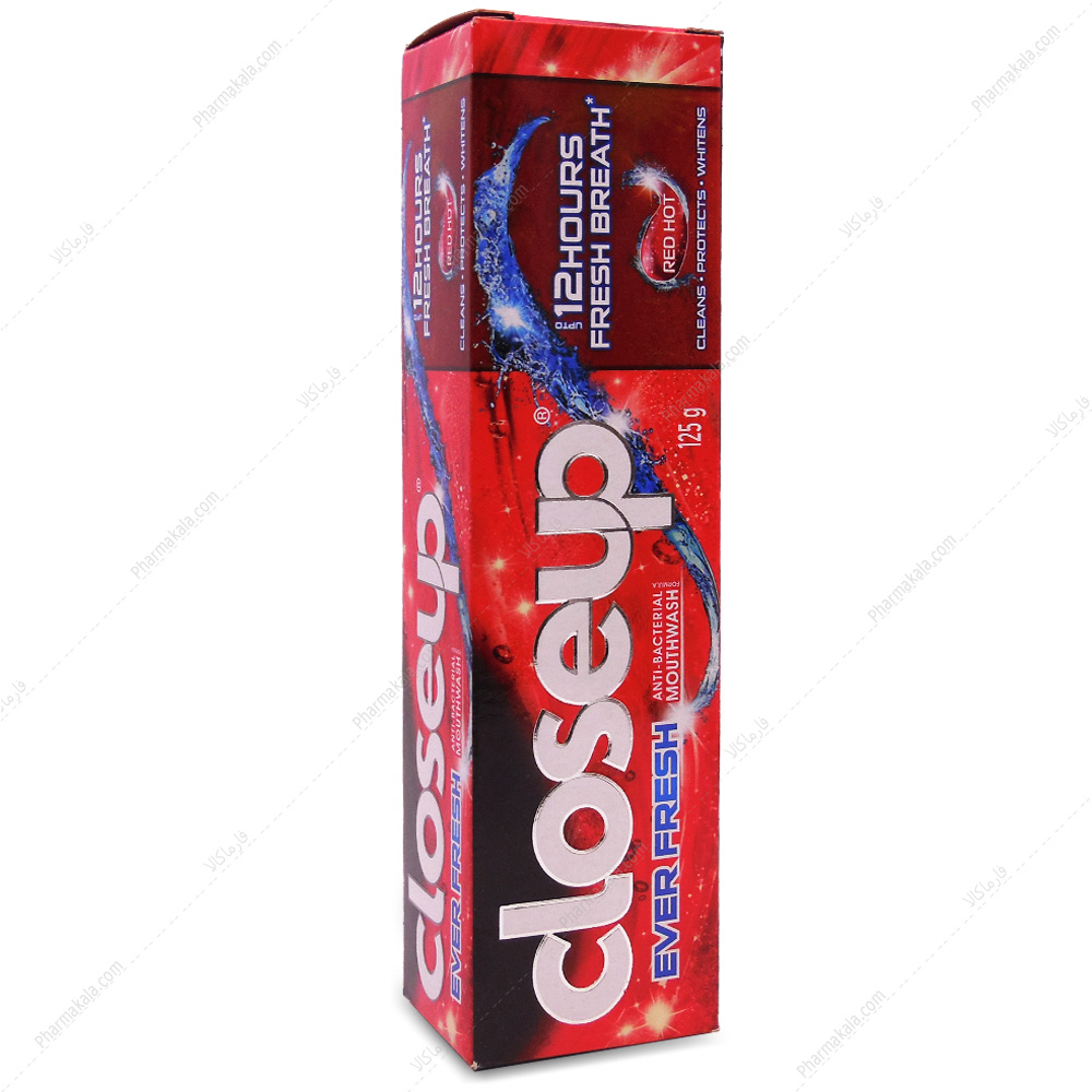 خمیر دندان طراوت بخش خنک کننده قرمز 125 گرمی کلوس آپ