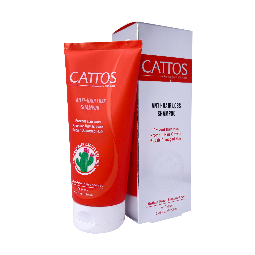 شامپو فاقد سولفات ضد ریزش و تقویت کننده مو کاتوس 200 میلی لیتر