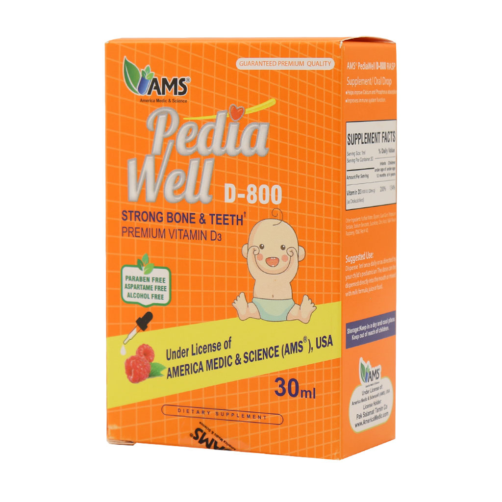 قطره خوراکی پدیاول د 800 واحد ای ام اس 30 میلی لیتر قطره خوراکی پدیاول د 800 واحد ای ام اس 30 میلی لیتر