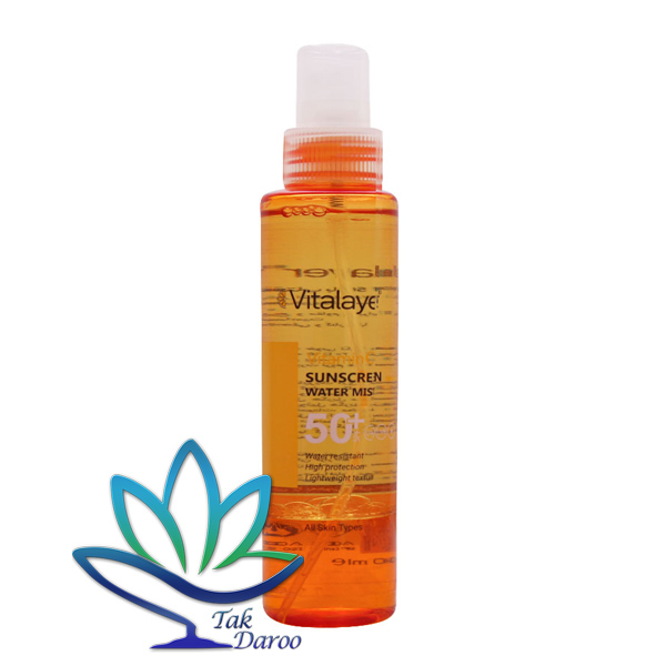 اسپری ضد آفتاب دوفاز ویتامین سی ویتالیر اسپری ضد آفتاب دوفاز ویتامین سی ویتالیر