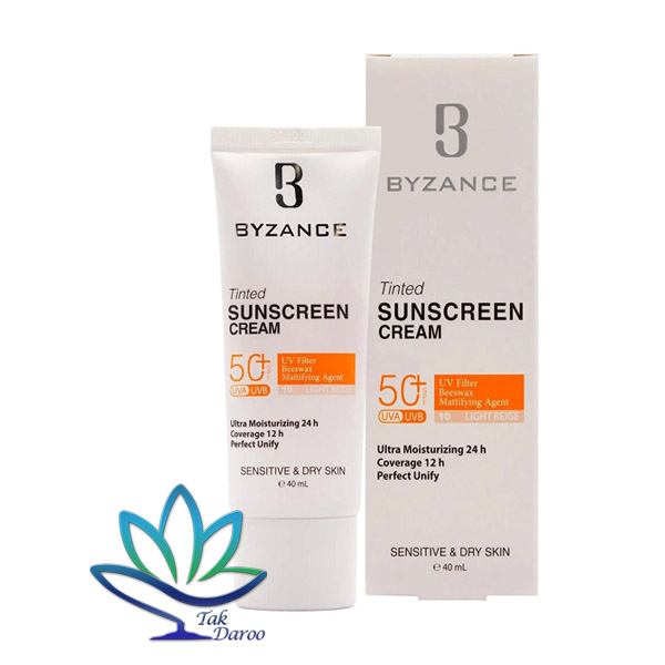 ضد آفتاب پوست خشک لایت بژ بیزانس SPF50