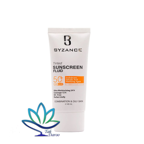 فلوئید ضد آفتاب کرم پودری پوست چرب بژ روشن بیزانس فلوئید ضد آفتاب کرم پودری پوست چرب بژ روشن بیزانس