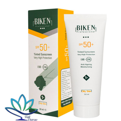 کرم ضد آفتاب رنگی SPF50 مناسب پوست چرب شماره1 بیکن