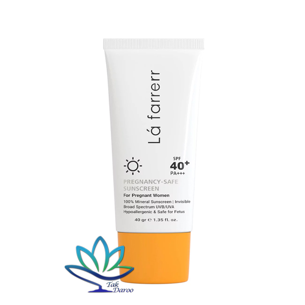 کرم ضد آفتاب مینرال بی رنگ مناسب خانمهای باردار SPF40 40 میلی لیتر لافارر کرم ضد آفتاب مینرال بی رنگ مناسب خانمهای باردار SPF40 40 میلی لیتر لافارر
