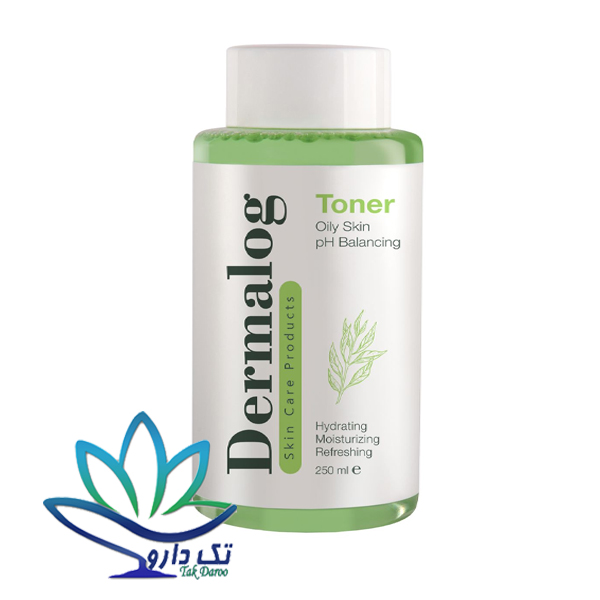 تونر صورت پوست چرب درمالوگ 250 میل تونر صورت پوست چرب درمالوگ 250 میل