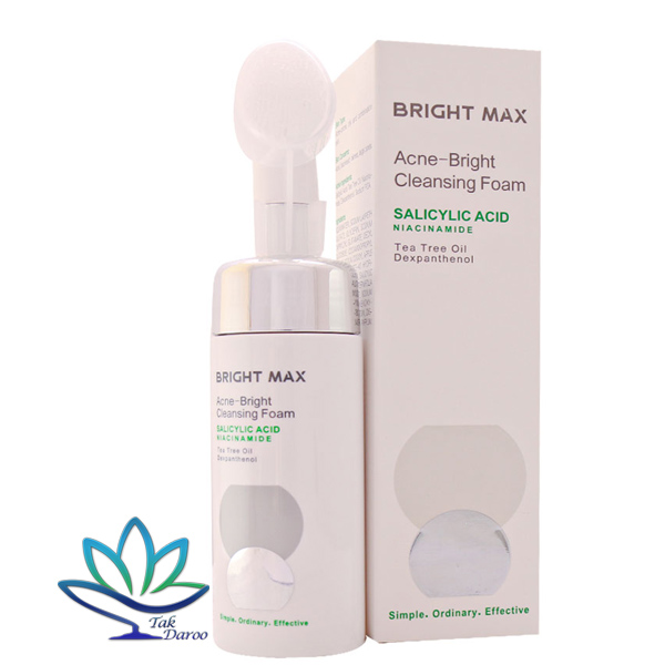 فوم شستشوی صورت آکنه برایت برایت مکس 150 میلی لیتر فوم شستشوی صورت آکنه برایت برایت مکس 150 میلی لیتر