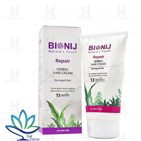 کرم مو گیاهی مناسب موی آسیب دیده بیونیج